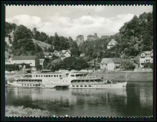 8x Foto - Elbdampfer Karl Marx Pillnitz Stadt Wehlen.. - u.a. Sächsische Schweiz