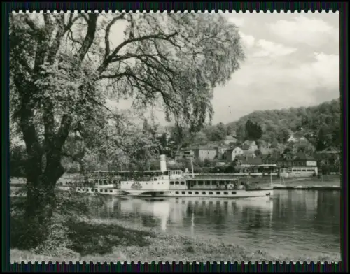 8x Foto - Elbdampfer Karl Marx Pillnitz Stadt Wehlen.. - u.a. Sächsische Schweiz