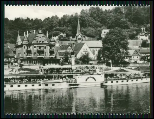 8x Foto - Elbdampfer Karl Marx Pillnitz Stadt Wehlen.. - u.a. Sächsische Schweiz