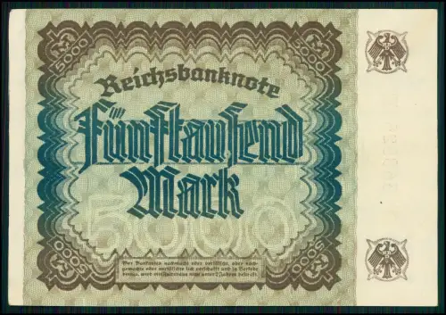4x - Reichsbanknoten 20 50 500 5000 Mark 1910–1922 - Deutsches Reich Geldschein