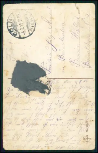 6x AK - Feldpostkarte 1. Weltkrieg Leb wohl mein Bräutchen patriotisch koloriert