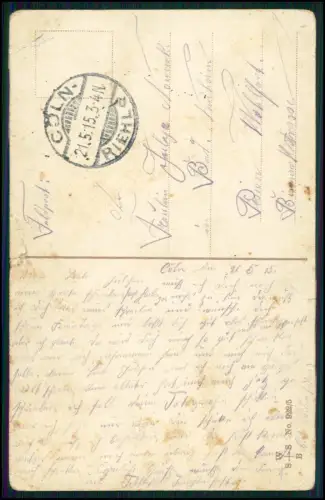 6x AK - Feldpostkarte 1. Weltkrieg Leb wohl mein Bräutchen patriotisch koloriert