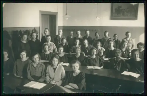 8x Foto AK - Chemnitz Schulklasse Mädchen 1925 und Portrait aus Karl-Marx-Stadt
