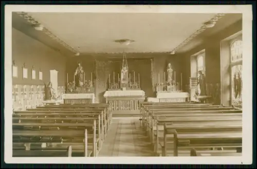 5xAK Katholische Kirche Innenraum Altar Figuren und andere ähnlich Motive 1930er