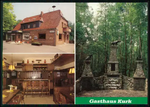 AK - Schamerloh Warmsen - Gasthaus Kurk Barre Bräu Werbung - und Hunde Ehrenmal