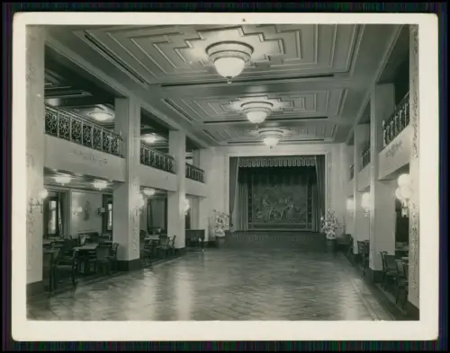 5x Foto - Robert Ley Schiff KdF Kreuzfahrtschiff - Innenansichten - 1930er Jahre