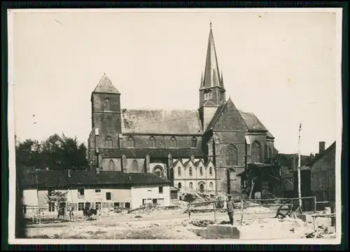 8x Foto - 1. WK Kriegszerstörung -  Ardennen Grandpré Gefecht Region Grand Est