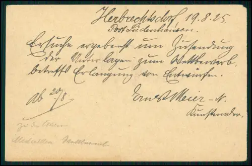 4x AK 1.WK - Feldpostkarte 1916und andere -  von Detmold Lippe nach Detmold u.a.