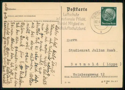 4x AK 1.WK - Feldpostkarte 1916und andere -  von Detmold Lippe nach Detmold u.a.