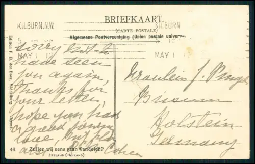 4x AK - Walcheren Tracht Kinder Mädchen Frau - Zeeland Niederlande Holland 1910