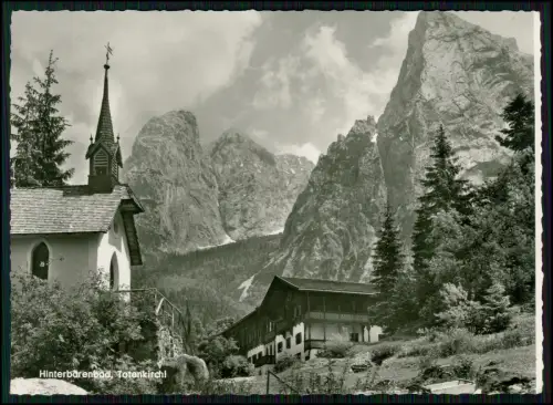 Foto AK- Hinterbärenbad Tirol - Kaisertal bei Kufstein Totenkirchl Kaisergebirge