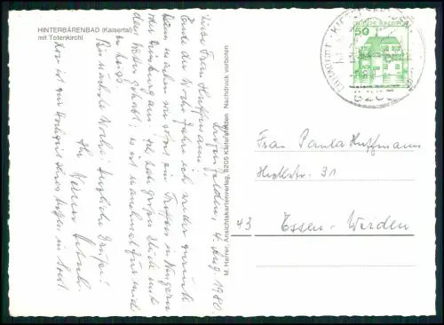 Foto AK- Hinterbärenbad Tirol - Kaisertal bei Kufstein Totenkirchl Kaisergebirge