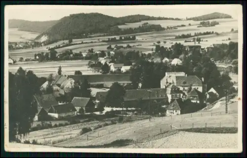Foto AK -  WO ? - Dorf in der Grafschaft Glatz Schlesien Polen - um 1940
