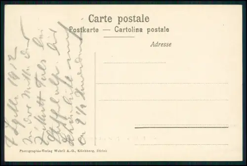 AK - Zermatt Staffelalp Schweiz Hotel Zmuttgletscher - Alpenkarte Gletscher 1912