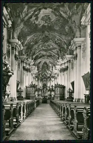 4x Foto AK- Trier Barockkirche Trierer Dom prächtiges Kirchenschiff Innenansicht
