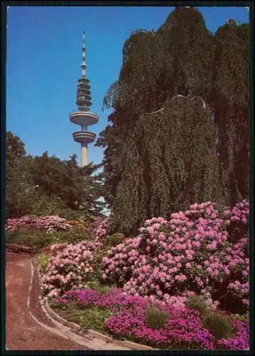 2x AK - Hamburg IGA 1973 Gartenschau Bahn AK Wallanlagen Mini-Zug Ausstellung ..