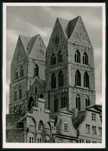 6x Foto AK - Lübeck St. Marienkirche Innenraum Türme Orgel Rathaus Altstadt uvm.