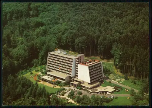 AK- Bad Brückenau REGENA Sanatorium Luftbild Kurklinik Bayerischer Wald gelaufen