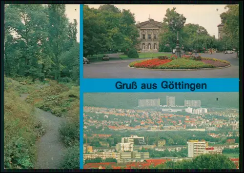 4x AK - Göttingen Marktbrunnen Nischel Vierkirchenblick Altstadt Farbkarten gel.
