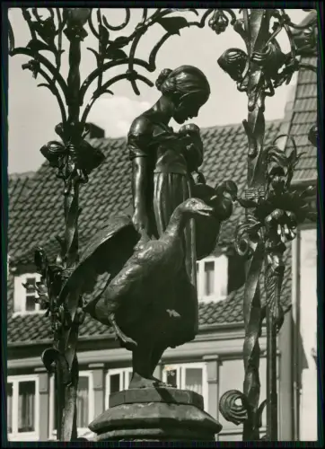 4x AK - Göttingen Marktbrunnen Nischel Vierkirchenblick Altstadt Farbkarten gel.