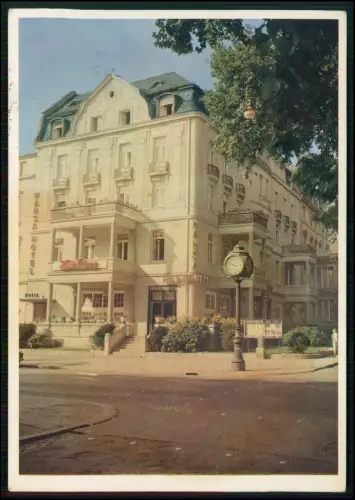 2x AK - Wiesbaden Hansa Hotel Kurhaus - Kolonnaden Straßenansicht 1960er Jahre