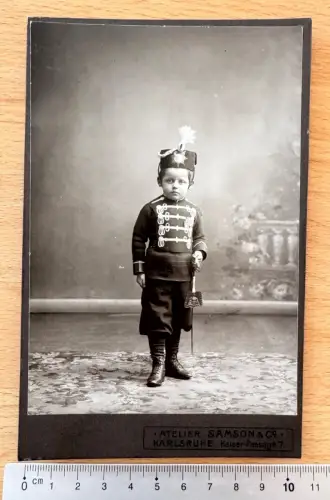CAB Foto - Karlsruhe Kind Uniform Husar - Atelier Samson & Co Kaiser-Passage 7