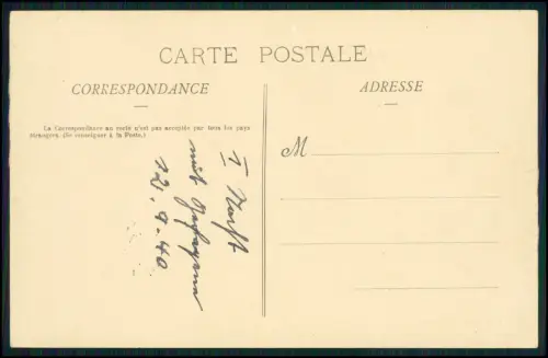 AK 1. WK - Marainviller Bahnhof La Gare - Lothringen Eisenbahnstrecke Personal