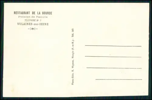 AK 1. WK - Vulaines-sur-Seine Pont de Valvins Brücke Boote Flusslandschaft 1914