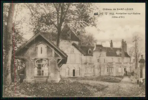 3x AK 1.WK Pontailler-sur-Saône Château Saint-Léger Schloss Frankreich Côte-d’Or