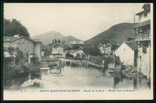 10x AK 1. WK - Saint-Jean-Pied-de-Port - Pyrénées-Atlantiques Grenze zu Spanien