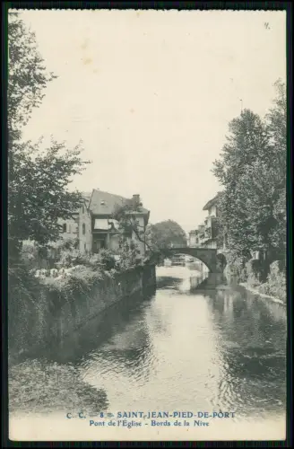 10x AK 1. WK - Saint-Jean-Pied-de-Port - Pyrénées-Atlantiques Grenze zu Spanien