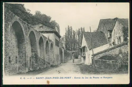 10x AK 1. WK - Saint-Jean-Pied-de-Port - Pyrénées-Atlantiques Grenze zu Spanien