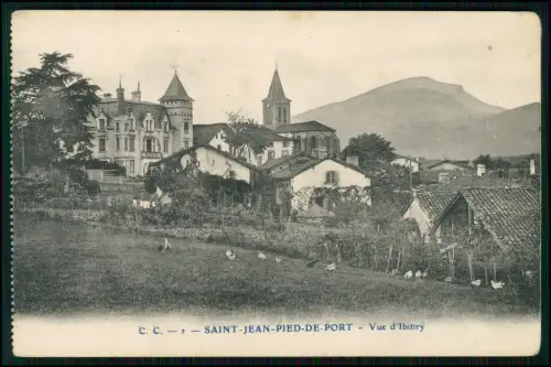 10x AK 1. WK - Saint-Jean-Pied-de-Port - Pyrénées-Atlantiques Grenze zu Spanien