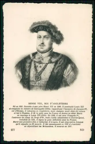 3x AK Portrait - Henri VIII, Sully und Danton - Macht Reformen und Revolution