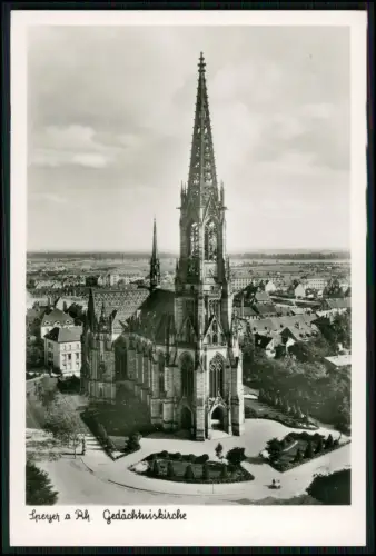 11x Foto AK - Speyer am Rhein - Gedächtniskirche Dom Innenansicht Außenansichten