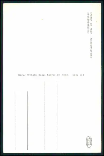 11x Foto AK - Speyer am Rhein - Gedächtniskirche Dom Innenansicht Außenansichten