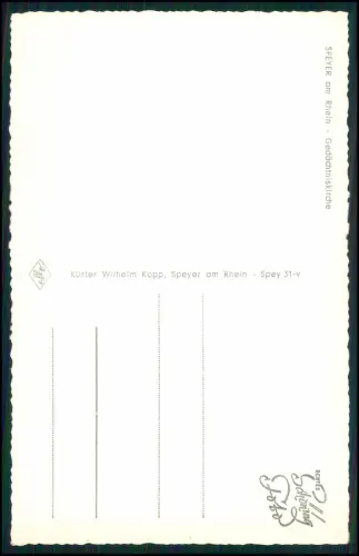 11x Foto AK - Speyer am Rhein - Gedächtniskirche Dom Innenansicht Außenansichten