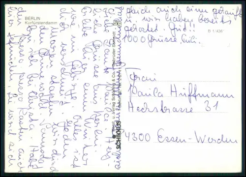 7x AK alles Berlin - Ku’damm Kaiser Wilhelm Gedächtniskirche Verkehr 1960er ....