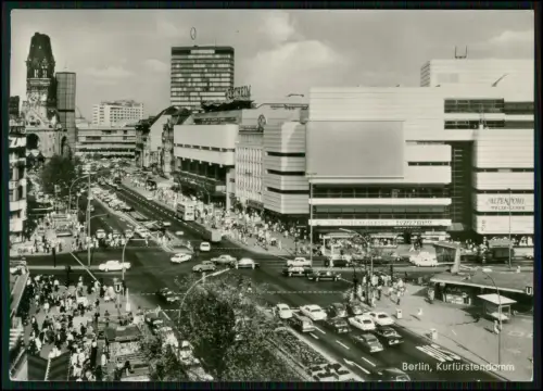 6x AK alles Berlin - Ku’damm Kaiser Wilhelm Gedächtniskirche Verkehr 1960er ....
