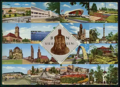 6x AK alles Berlin - Ku’damm Kaiser Wilhelm Gedächtniskirche Verkehr 1960er ....