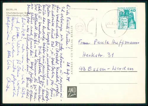 6x AK alles Berlin - Ku’damm Kaiser Wilhelm Gedächtniskirche Verkehr 1960er ....