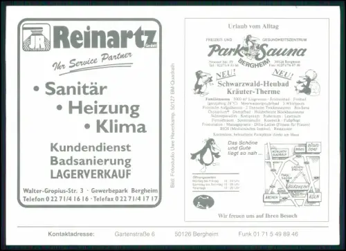 3x AK Bergheim Karneval Dreigestirn 1997-98  Prinz Norbert I. Bauer Günter Hätty