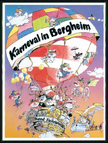 3x AK Bergheim Karneval Dreigestirn 1997-98  Prinz Norbert I. Bauer Günter Hätty
