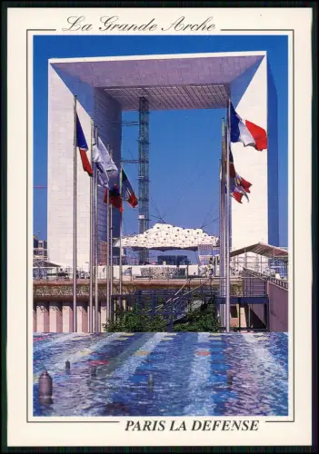 10x AK Paris - Eiffelturm Seine Sacré-Cœur Luftbild Touristenmotiv u.a. - 1960er