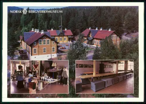 AK 17x12 Norwegen Norsk Bergwerksmuseum Saggrenda Sakkerhusene Halvor Rock Löwer