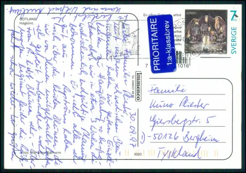 11x AK - Gotland Schweden Visby Ostsee Küste - Landschaft Skandinavien 1960-70er