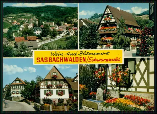 5x AK Schwarzwald Trachtenkapelle Blasmusik Dorfansicht und andere Motive 1960er