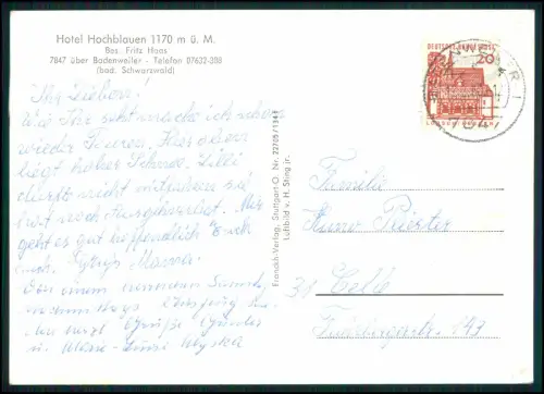 5x AK Schwarzwald Trachtenkapelle Blasmusik Dorfansicht und andere Motive 1960er