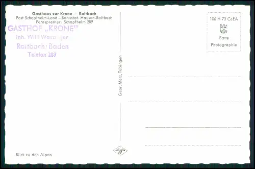 5x AK Schwarzwald Trachtenkapelle Blasmusik Dorfansicht und andere Motive 1960er