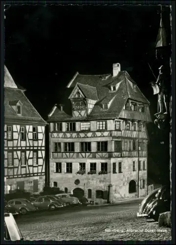 3x Foto AK - Nürnberg Burg Fachwerk Altstadt Bayern Oldtimer Tucher Brauerei Bus